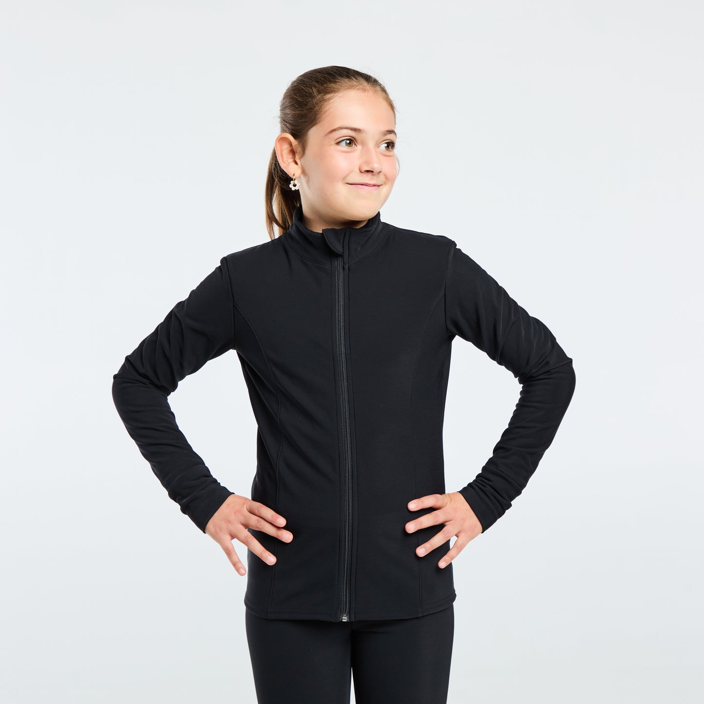 Veste technique de patinage - Noir