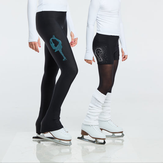 Pantalon de patinage - Biellmann Bleu