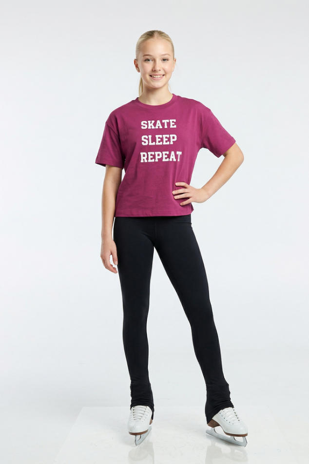 Tee shirt à message en coton Biologique
