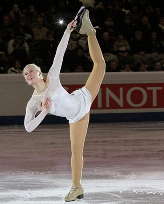 Le motif Biellmann : la figure emblématique du patinage artistique qui inspire Mimi Style