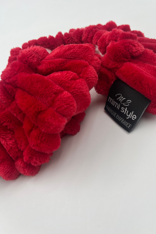 Protège-Lames Fourrure Rouge