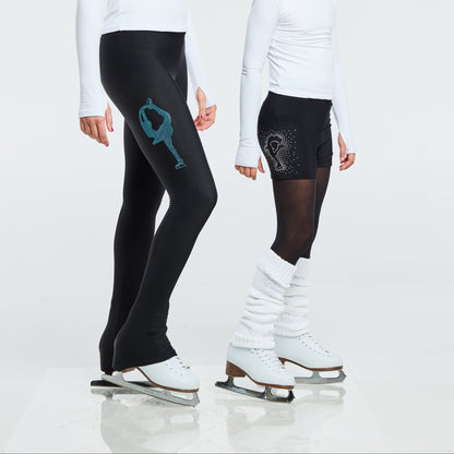 Pantalon de patinage - Biellmann Bleu
