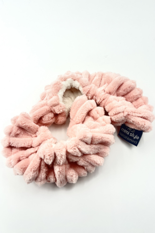 Protège-Lames Fourrure Rose Pale