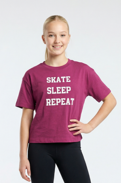 Tee shirt à message en coton Biologique