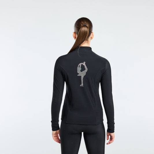 Veste technique de patinage - Biellmann Argent
